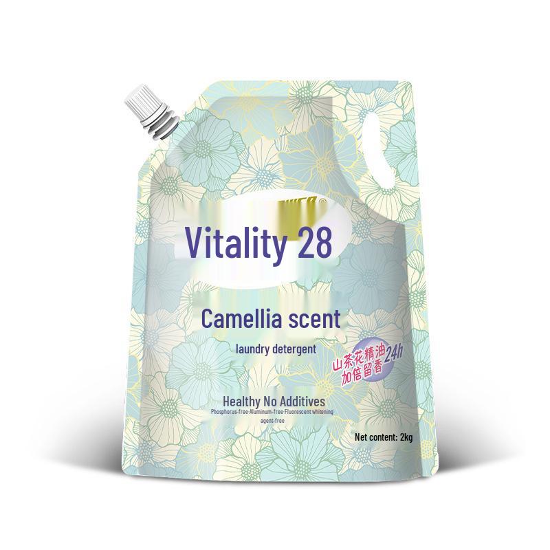 

Vitality 28 Camellia Scent Laundry Detergent - Stain Remover with Long-lasting Fragrance (Household Value Pack)
