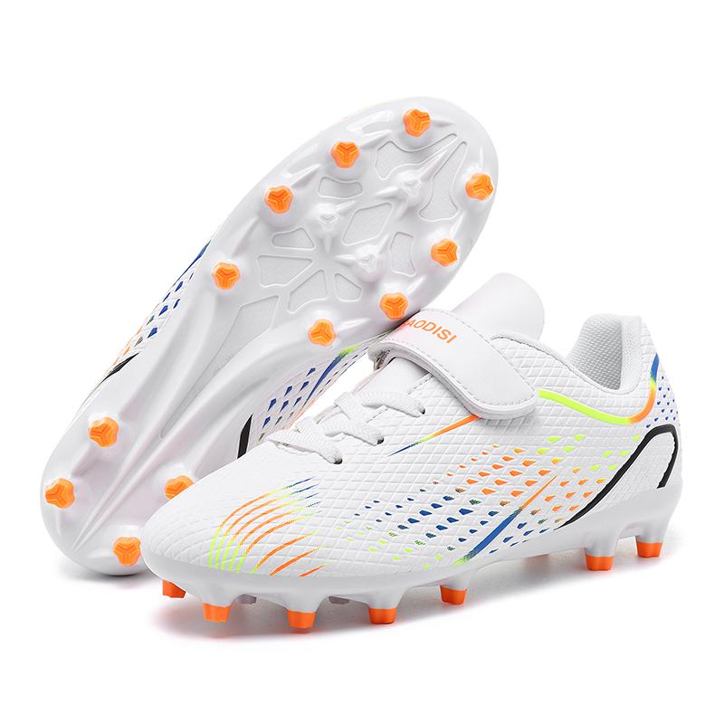 Boys Football Shoes AG/TF Spike Rubber Soft Sole Kid's Professional Artificial Turf Training Football Boots for Girls Soccer Shoes