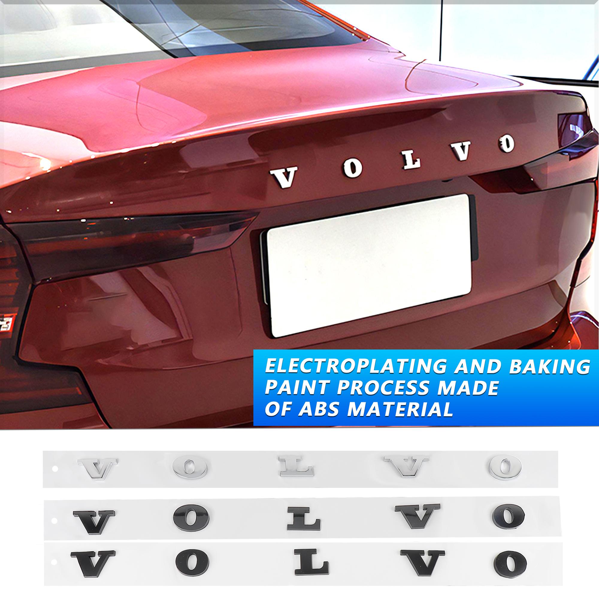 Distintivo Lettere Auto Volvo Adesivi ABS per Bagagliaio Auto Per Volvo Xc60 Xc90 V40 V60 S60 V50 V90 S80 C40 XC40 V70 XC70 C30 C70 Rdesign