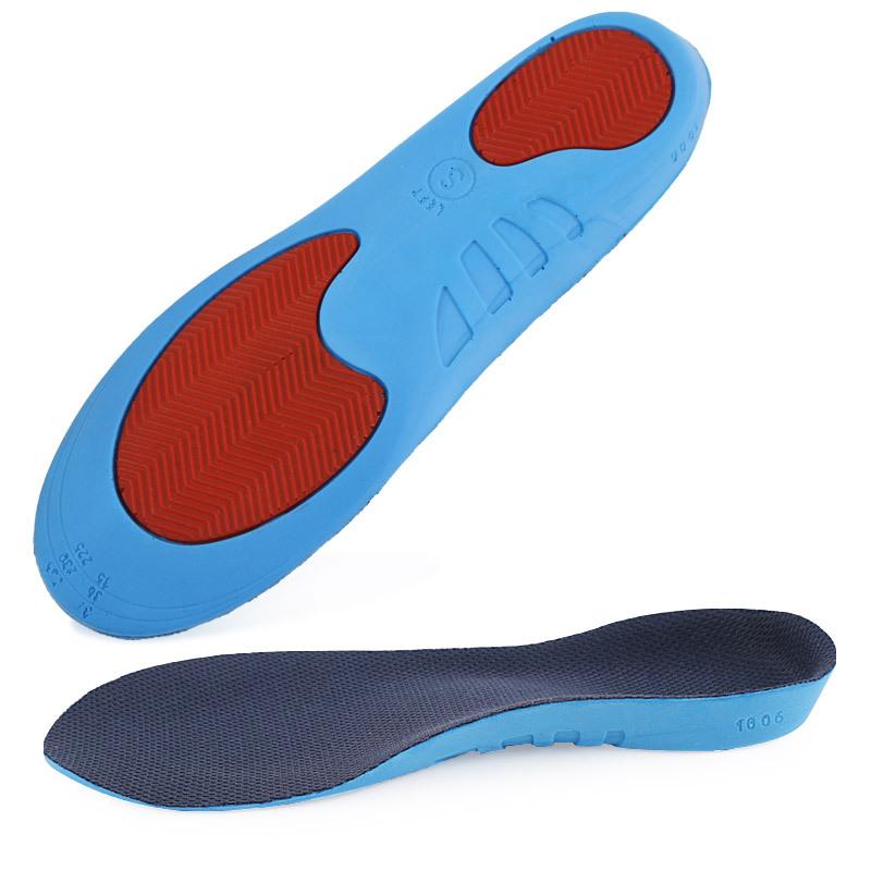 Sports Arch Insoles PU Shock Absorption, Women's Running Basketball Insoles, Men's Military Training Breathable Full Pads Soft Autumn and Winter