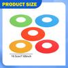 5-Piece Floor Markers, Flat Marking Discs, Obstacle Practice Field, Court Marker Plates,