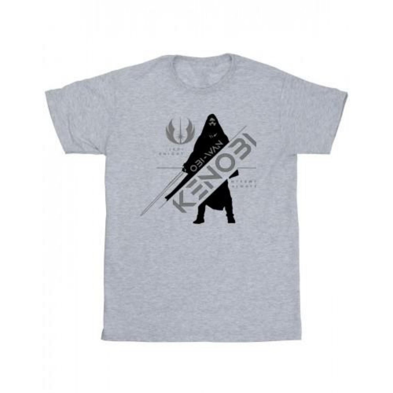 STAR WARS Mens Obi-Wan Kenobi Jedi Knight T-Shirt S чёрный