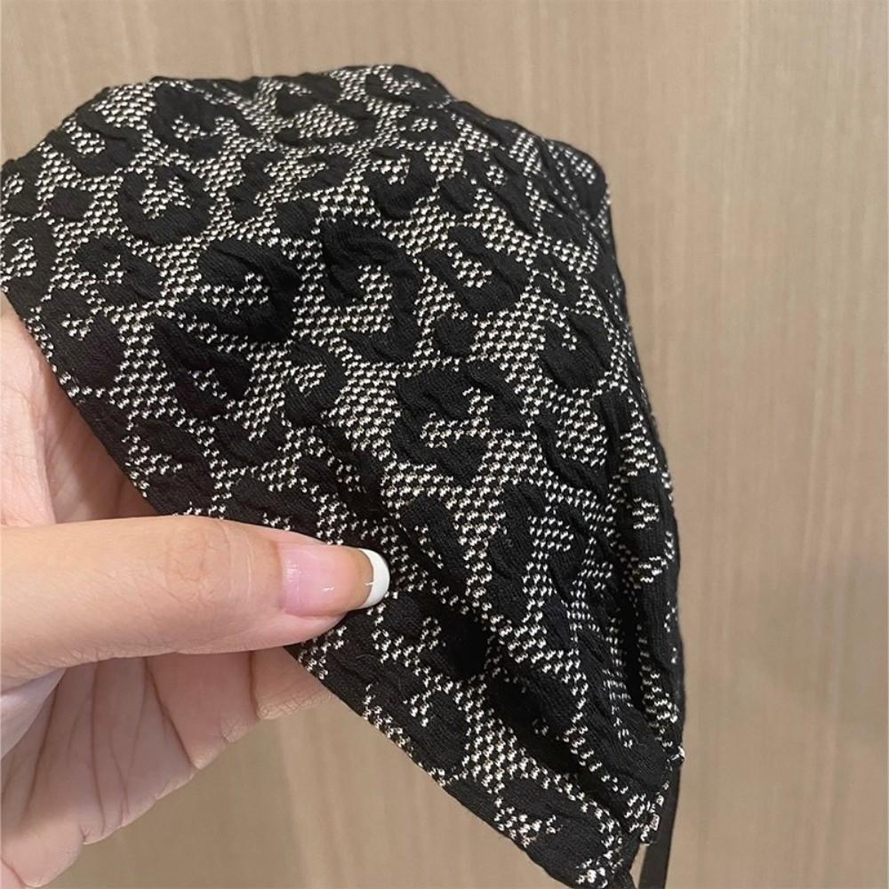 New Leopard Print Warm Mask Sexy Breathable Face Veil Washable Dustproof Face Cover Autumn and Winter