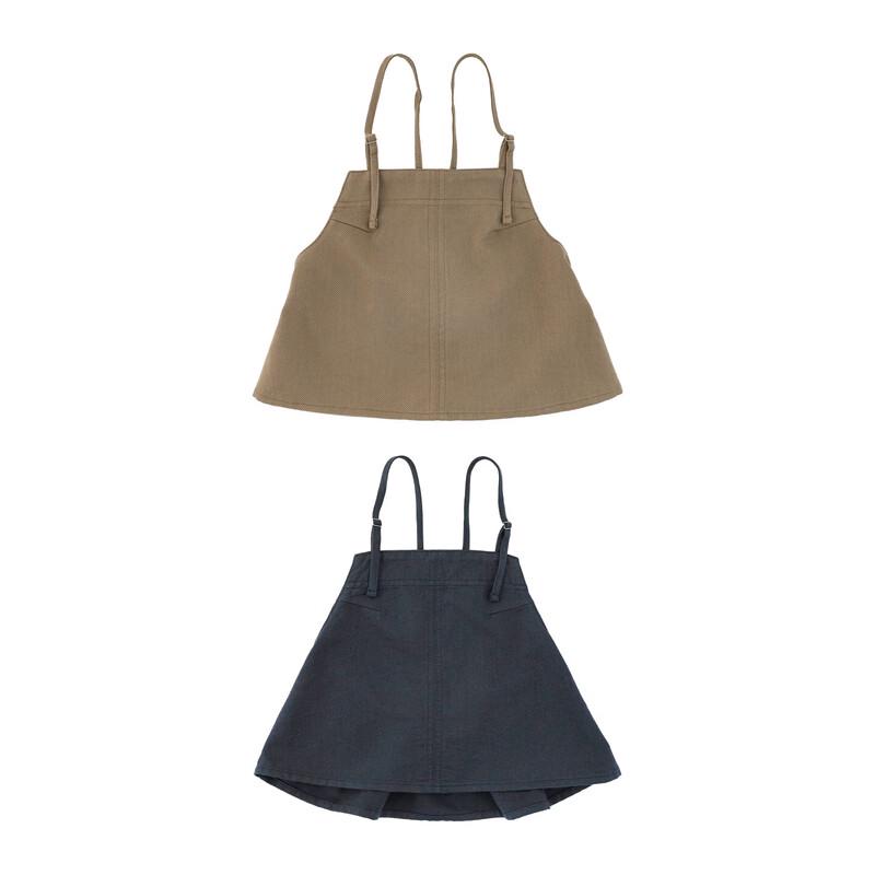 Girls' Adjustable Strap Suspender Skirt