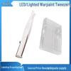 Lighted Stainless Steel Eyebrow Tweezers & Trimmer – Luminous Arrow Beauty Tool