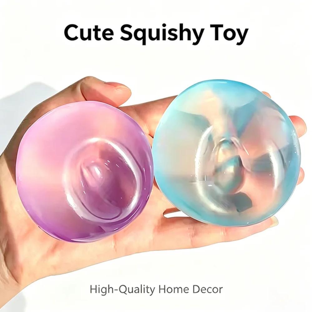 Blue Maltose Squishy Toys Anti Stress Sensory Fidgets Toy Soft Simulated Transparent Blue Maltose Slow Rebound Decompression Toy