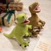 Coleção de Pelúcias de Dinossauro Braquiossauro Velociraptor Com Algodão PP Confortável Para Crianças
