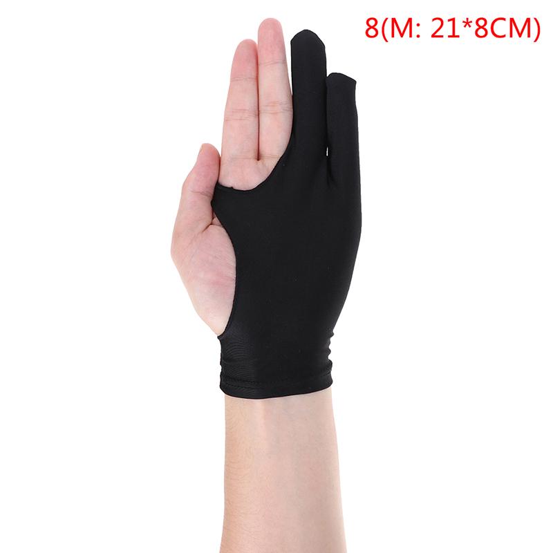 1Pc Two Finger Anti-Fouling Glove For Drawing & Pen Graphic Tablet Pad