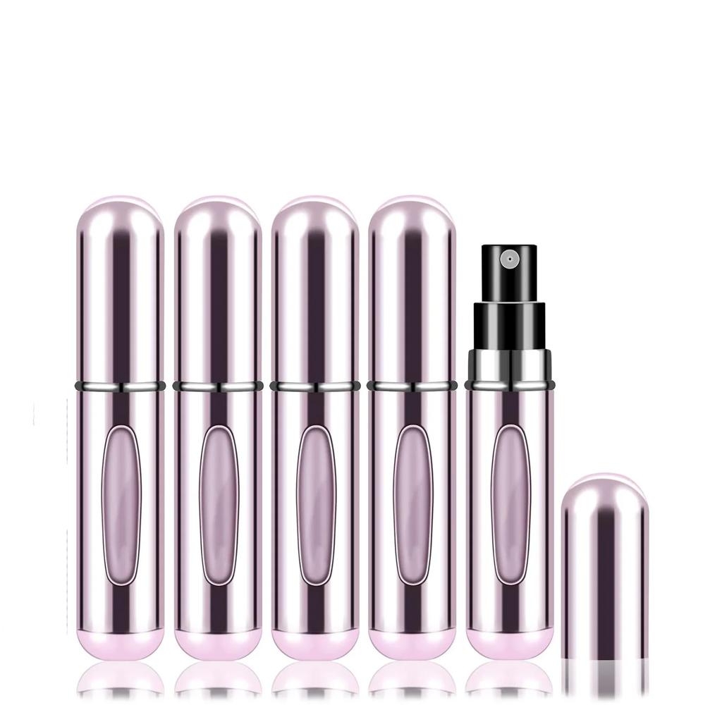1/5Pcs Mini Atomizer Spray Refill Bottle Travel Perfume Bottle Refillable Portable Women Pocket Dispenser Cologne Sprayer 5ml