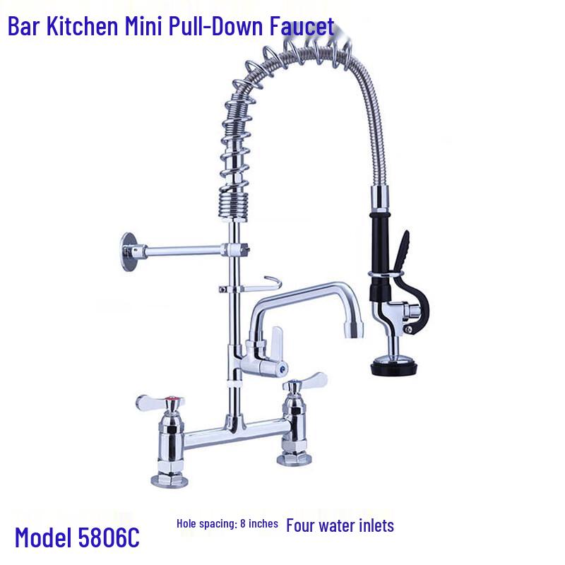 TLXT Kitchen Pull-Out Faucet with High-Pressure Sprayer