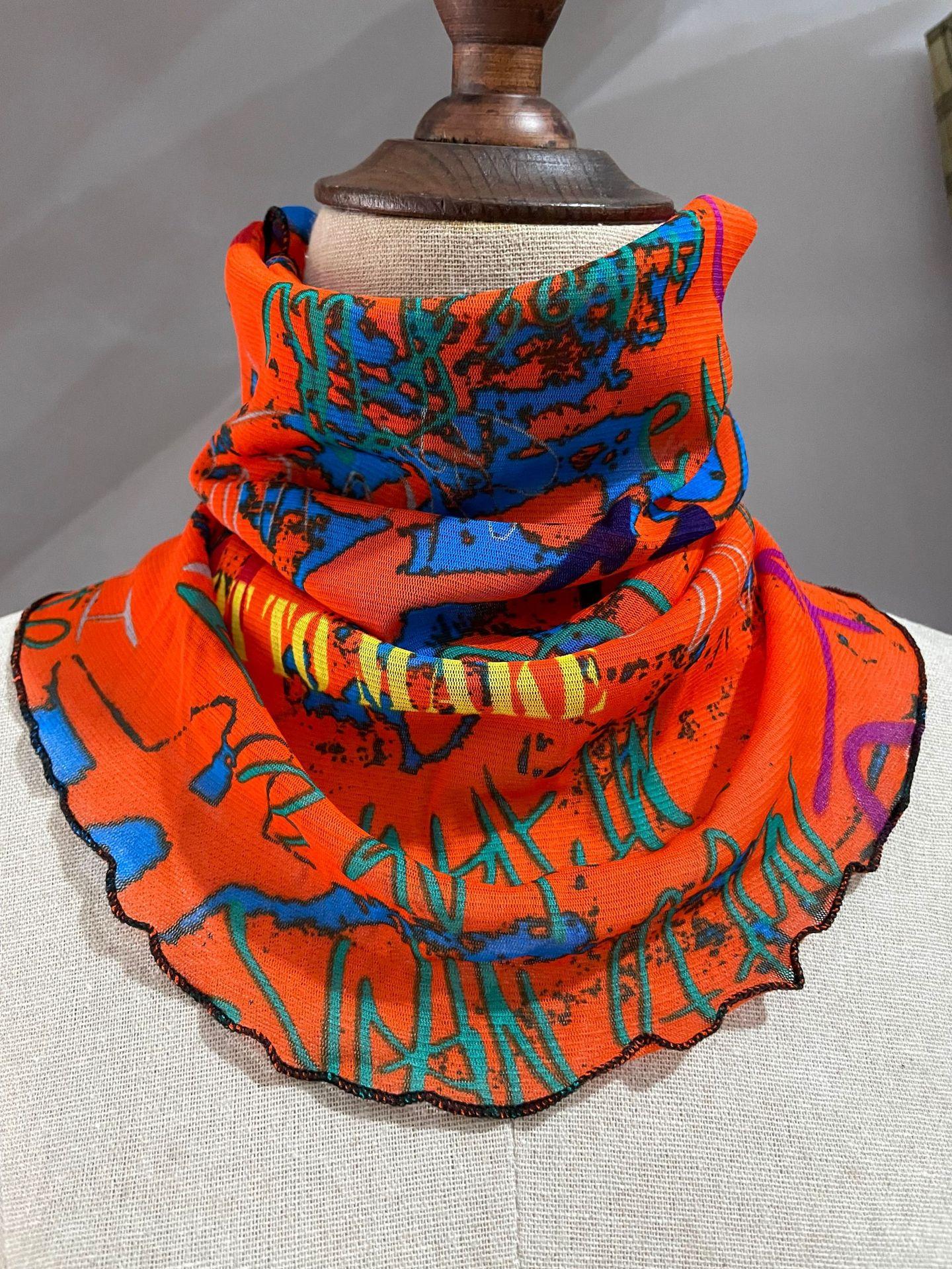 

Маленькие шелковые шарфы многофункциональны и изменяемы, свитер-стример, поддельный воротник, шарф, шейный платок и шарфы модны и универсальны. 50