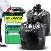 Heavy-Duty Black Flat-Mouth Garbage Bags