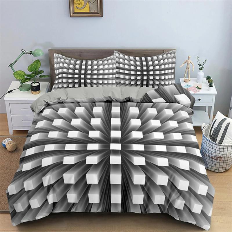 Psychedelic Digital Printing Bedding Set 3D Duvet Cover Set Microfiber Adults Women Single Queen King Twin Full Size Duvet Cover