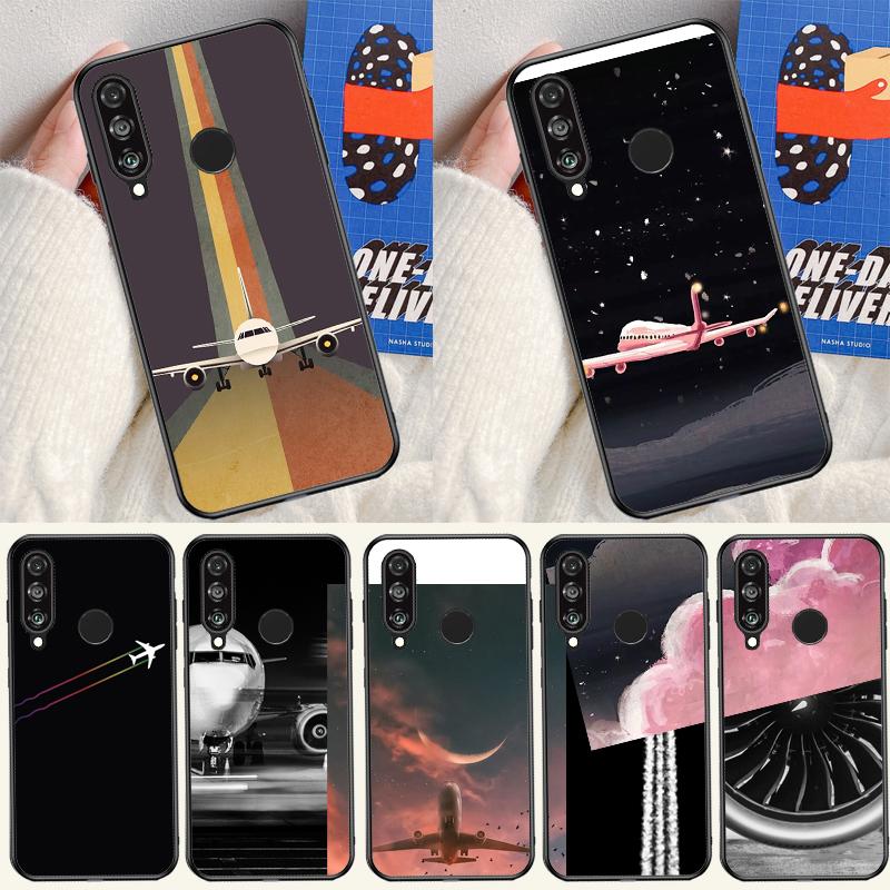 Airplane Travel For Huawei Nova 12s 12i 11i 8i 9 10 SE Y91 Y90 Y60 Y70 Y72 Y61 P20 P40 P30 Lite P60 Pro Case
