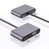 SUNROZ HDMI and VGA Adapter with Type-C Adapter Hub for USB-C To TV and Projector Cable for TV 4K (A486590)