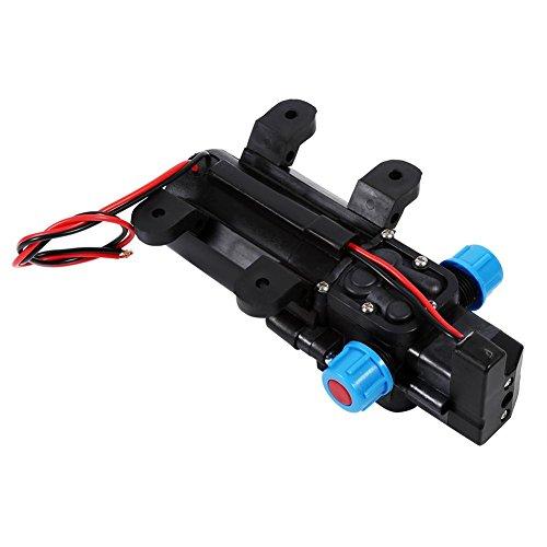 Ongwan Keenso DC12V Pressure Diaphragm Pump, 5Lmin, 116 PSI, with Pressure Switch and Hose Clamp, Self-Priming Sprayer Pump for RVs, Campers, Marine B