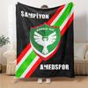 Amedspor Print Flannel Blanket High Quality Warm Comfortable Cover for All Seasons Perfect for Gifts Home Decor