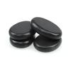 Windfulogo 6-Piece Hot Massage Stone Set, Natural Lava Basalt Spa Massage Hot Warmer Stones, Black, 2.36 x 3.14 in (6x8cm)