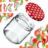 KADAX 10x Glas 200ml + Deckel Fi66 für Konserven Marmelade