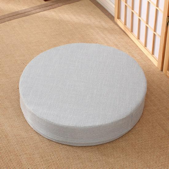Japanese Linen Bay Window Cushion - Thickened, Removable, Washable Tatami Meditation Mat