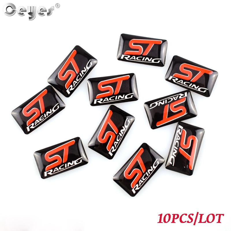 Ceyes 10pcs автомобиль укладка автомобиля Decal Пластиковые эмблемы наклейки для ST Racing украшения Аксессуары – купить по низким ценам в интернет-магазине Joom