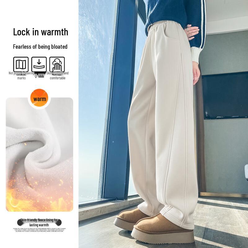 

Handu Yishe Women s Fleece-Lined High-Waisted Tapered Pants 2XL