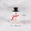 Santa Mini Christmas Claus Snowman Micro Landscape Miniatures Ornament Figurines
