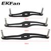 EKFan 99/120/130mm Aluminum Alloy S-shaped No Knob Fishing Reel Handle for A/S/D 7*4/8*5mm Hole Baitcasting Lure Reel DIY Parts 4