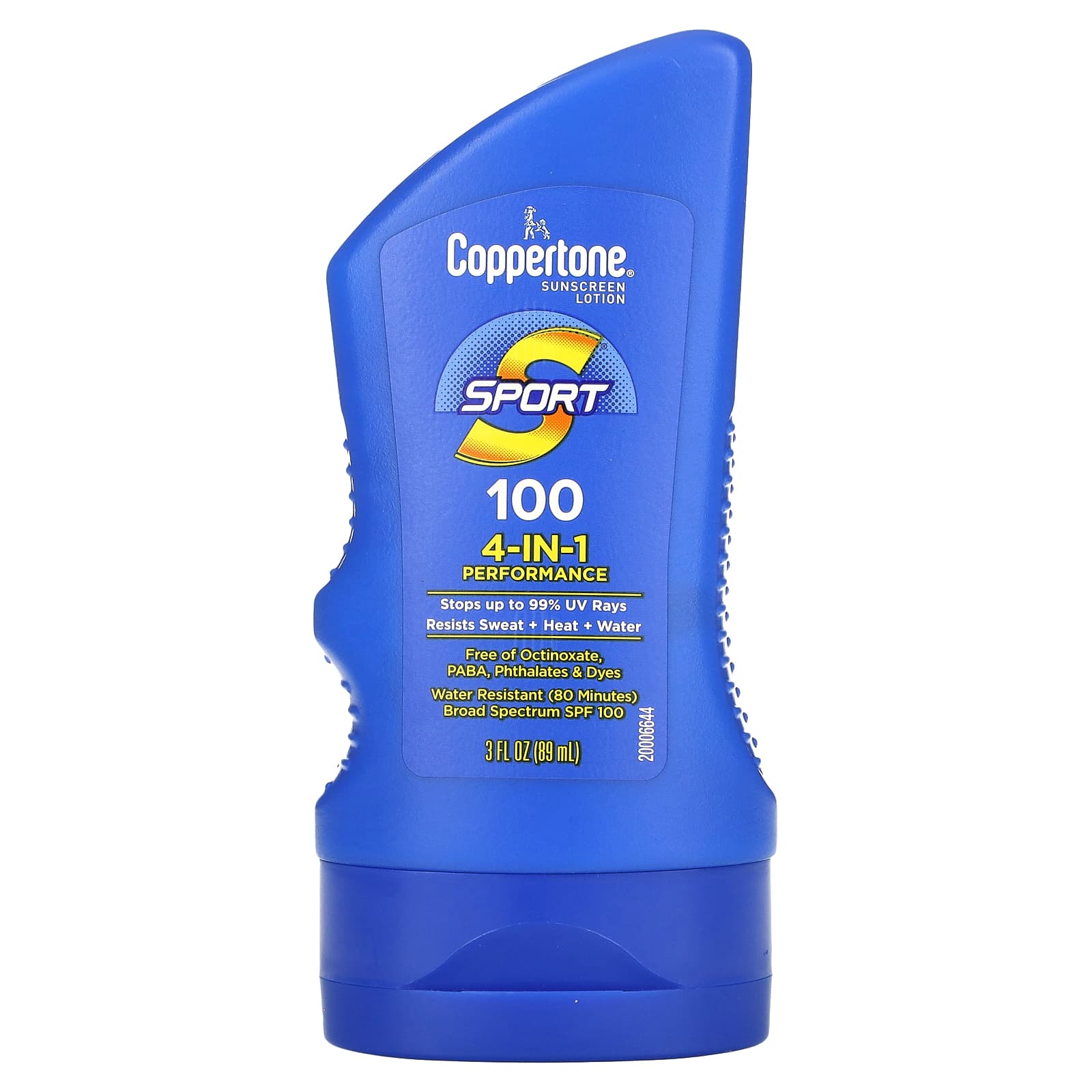 

Спорт, Солнцезащитный крем, 4-в-1, SPF 100, 89 мл(3 жидких унции)