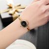 2PCS Women's Watches Fashion Gold Fine Strap Ladies Bracelet Watch Female Wrist Watch Women Clock Relojes