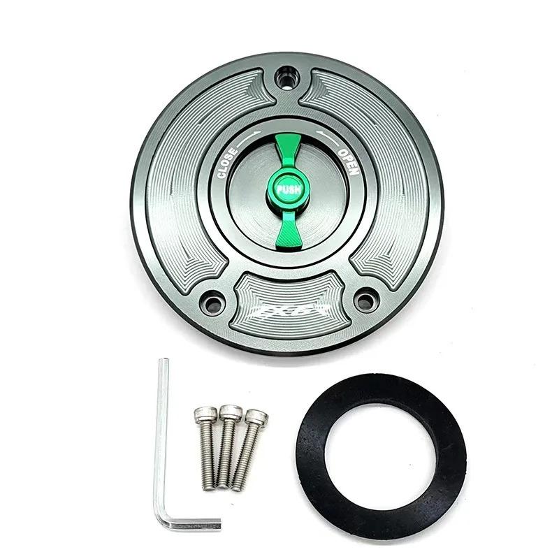 For Kawasaki Ninja ZX6R ZX-6R ZX 636 2007-2018 Keyless Quick Release Motorcycle Tank Fuel Caps Gas Cover Case