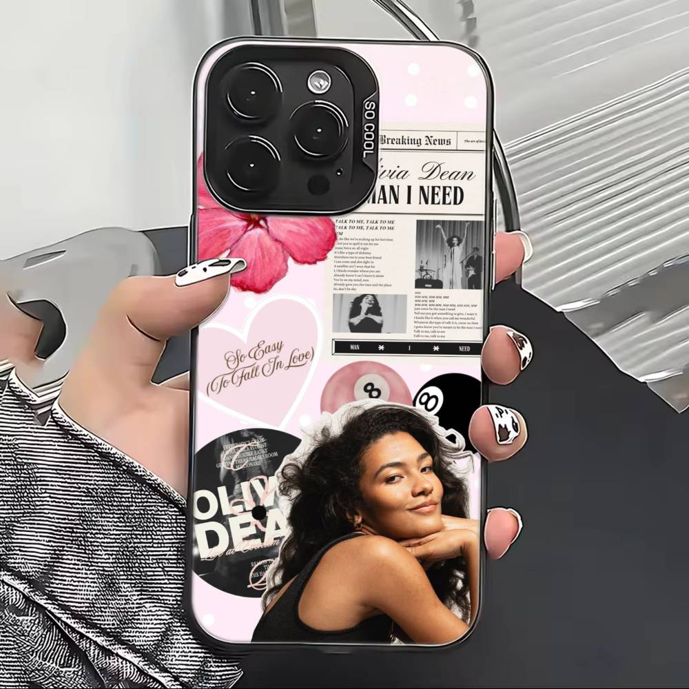 British Singer O-Olivia Dean Phone Case For iPhone 17,16,15,14,13,12,11 Plus,Pro Max,XS,Colorful Silver Phone Case Funda Cover