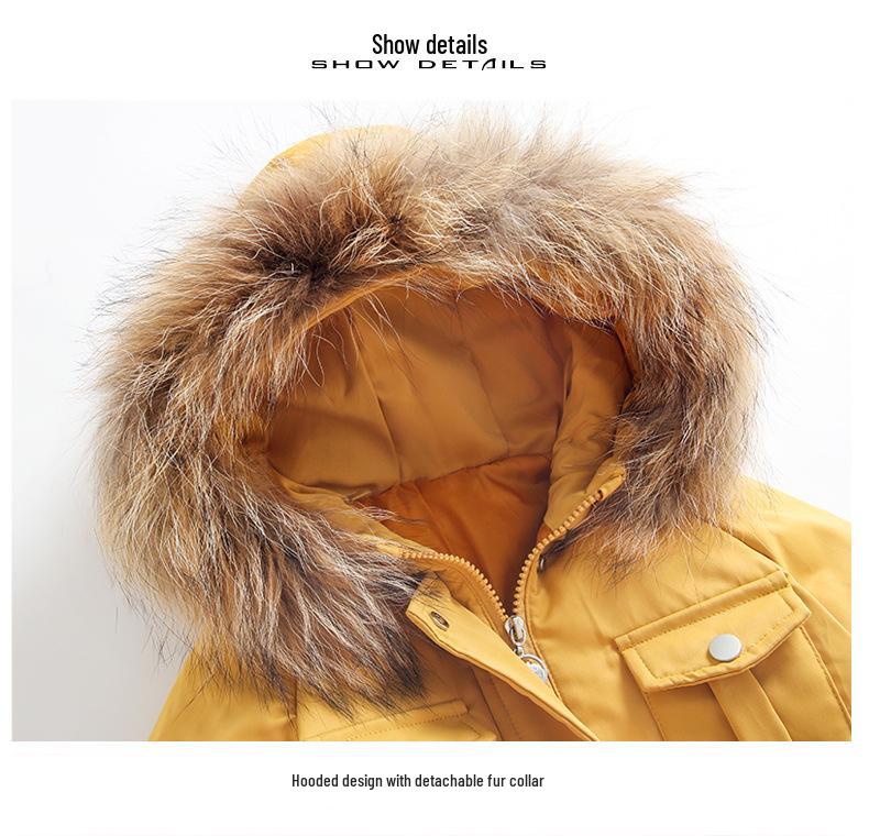 Ensemble chaud d'hiver style coréen pour enfants 2022: Salopette Deux-Pièces pour Garçons et Filles