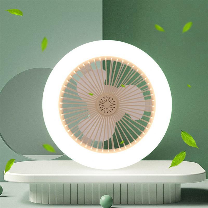 Dimmable Ceiling Fan Lamp Modern Bedroom Decorative E27 Ceiling Lamp Electric Fan Ventilator Lamp