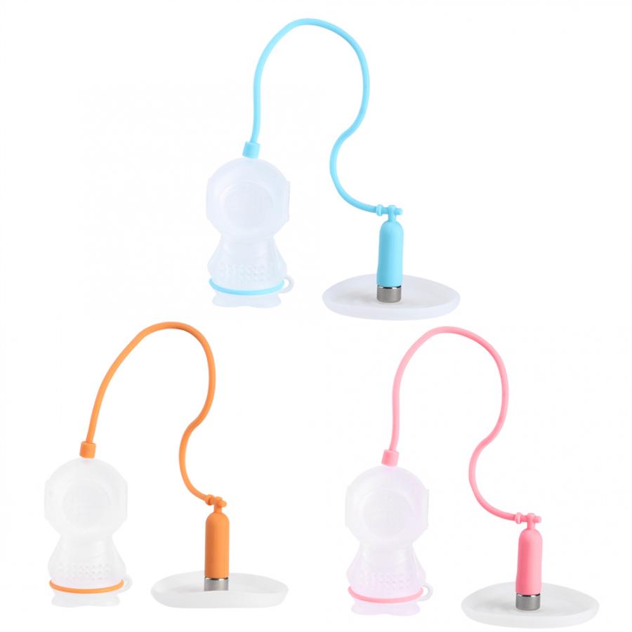 Innovative Diver Shape Silicone Tea Infuser Strainer Filter Home Tea Making for Brewing Device Herbal Spice Filter Kitchen Tool