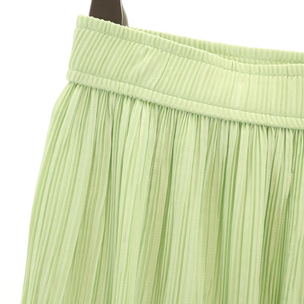 URBAN RESEARCH Jupe plissée longue GRATUIT Vert jaunâtre Femme Occasion