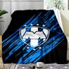 1PC Monter-rey Football Crest Art Printed Soft Flannel Blanket Throw for Adult Bedroom Living Room Sofa Camping Travel Fan gifts Christmas Gifts
