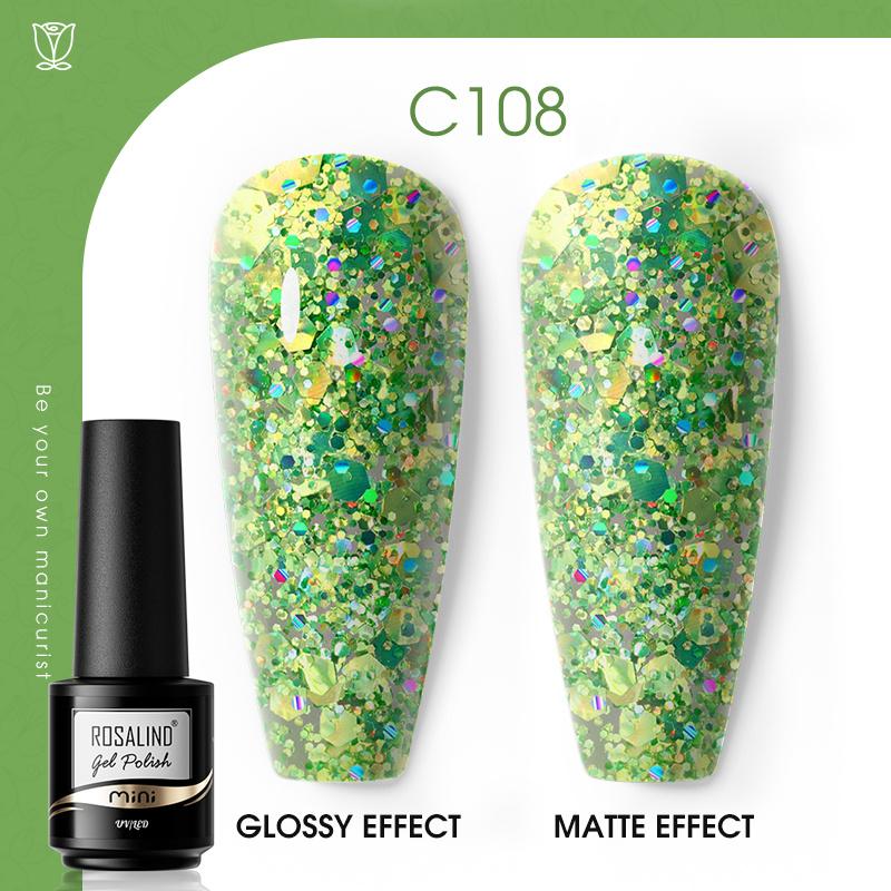 ROSALIND Gel Nail Polish Soak Off UV LED Nails Art Design Varnish Semi Permanent Gels Lacquer DIY Manicure