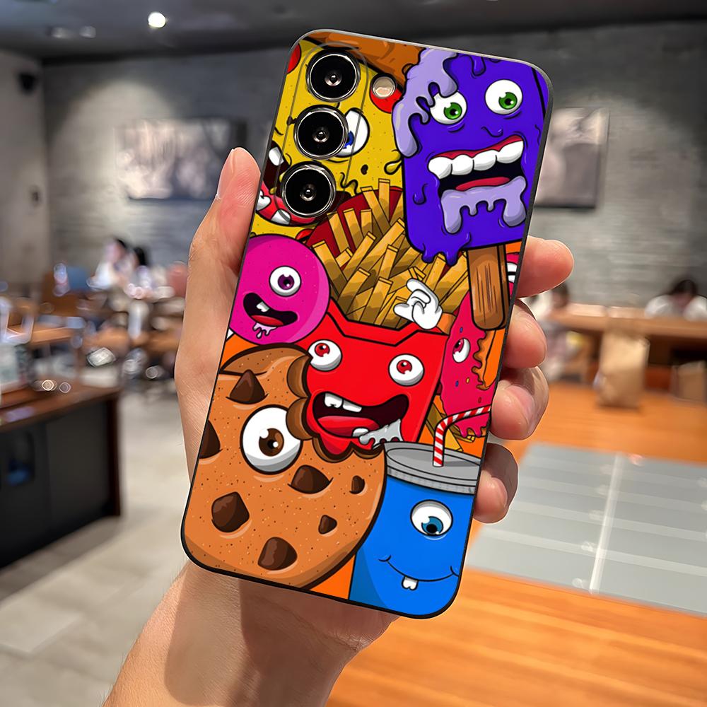 

Monster Party Phone Case For Samsung S26 S24 Ultra S25 S23 Fe S22 S20 S21 Plus A16 A54 A34 A53 Back Cover Samsung s20ultra