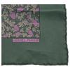 Auth HERMES Petit Carre Scarf Grape Pattern Green He7707kk
