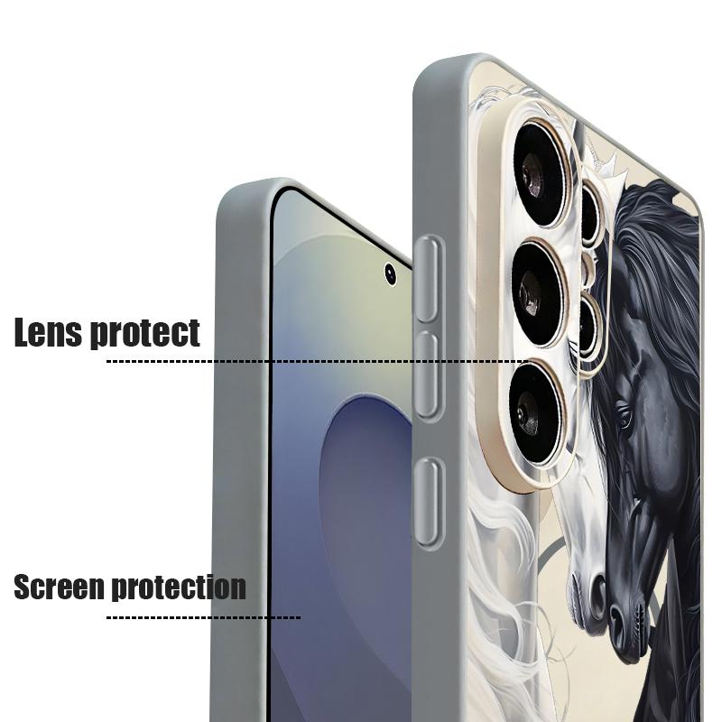 Cute Horse Magnetic Phone Case For Samsung Galaxy S26 S25 Ultra S24 S23 FE A17 A57 A56 A37 A16 A35 A55 A15 A36 A25 Hard PC Cover