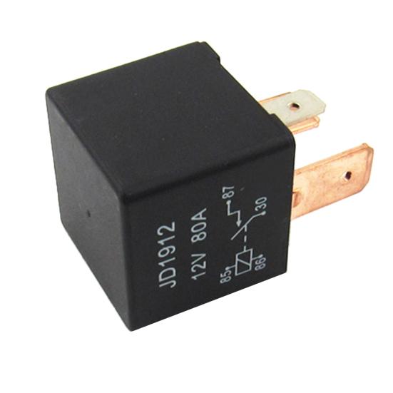 Relais 4 Broches 80A Imperméable JD1912 - Fonctionne En 12V Et 24V - Neuf Pour Voiture, Camion