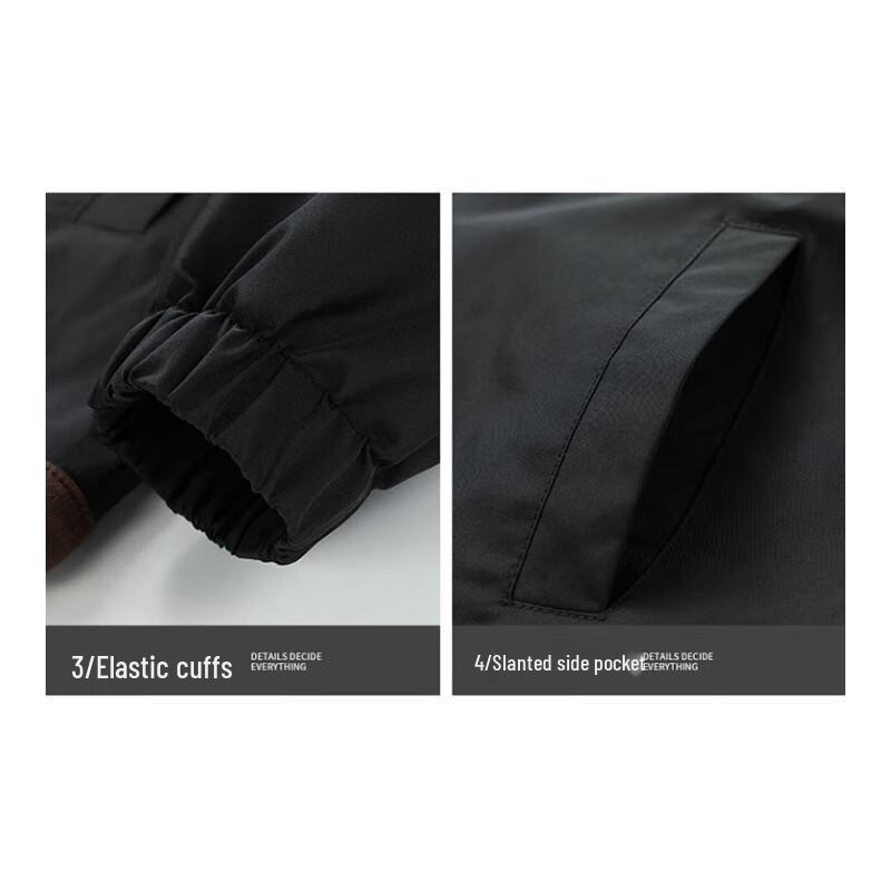 NASA MARVEL Hooded Fake Two-Piece Jacket