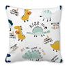 Office Sofa Car Cushion Cover Luxury Home Decoration Pillow Cover Cute Cartoon Little Dinosaur Animal Pattern