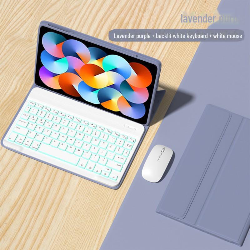 2023 Protective Bluetooth Keyboard Case for RedmiPad SE 10.6 - Compatible with Xiaomi 5/6