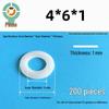 Thickened Nylon Plastic Flat Washer: Hard Plastic Gasket M2-M16