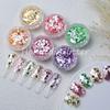 Crystal rainbow Multi-color Chunky Glitter Bulk Mix Nail Art Tumbler Crafts Glitters Christmas Decorations