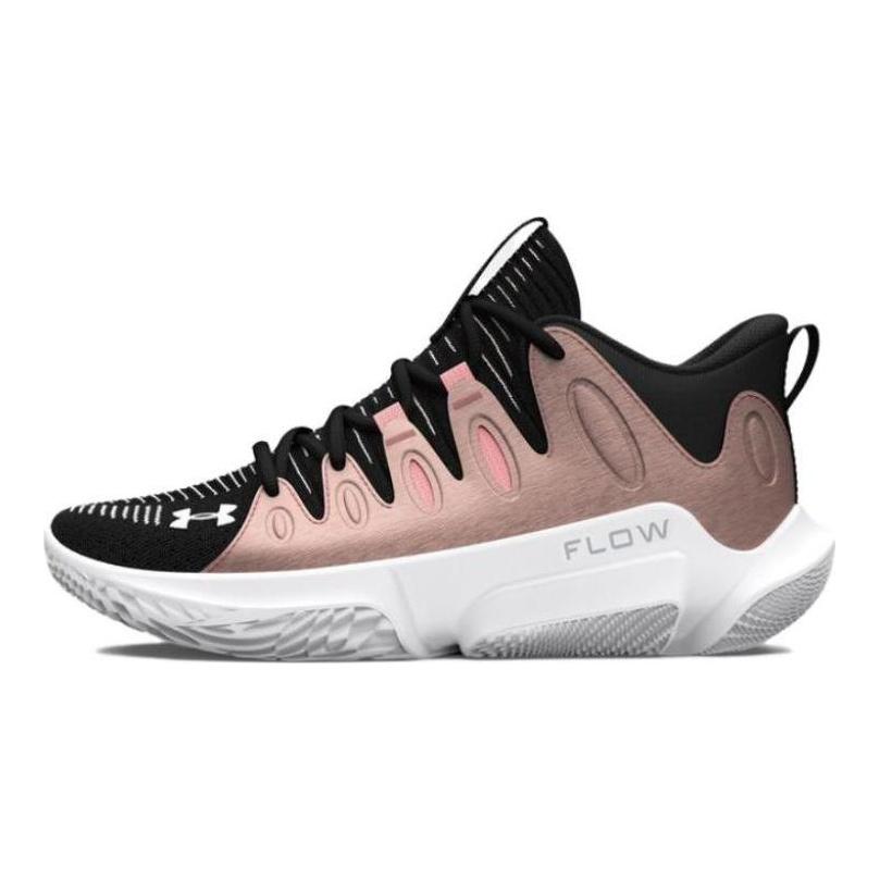Under Armour Flow Breakthru 4 Cushioning Abrasion Resistant Cushioning, Wear Resistant Mid top Basketball Shoes Women's 3026641-003