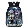 Murder Drones Uzi and N Backpacks Toddler Kindergarten Bags Boys Girls School Bags Funny Cartoon Kids Waterproof Bookbag Mochlia