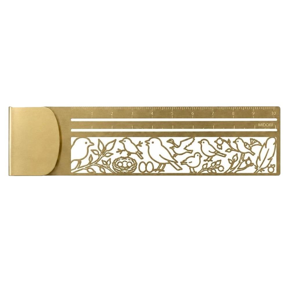 Brass Stencil Straight Ruler Cute Patterns Journal Decorative Ruler  Journal Scrapbook